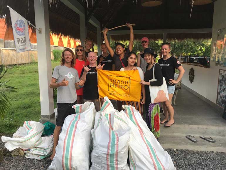 clean up nusa penida