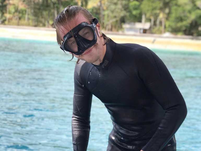 divemaster in training nusa penida