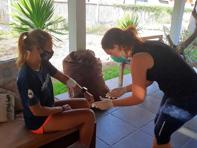 efr course nusa penida first aid