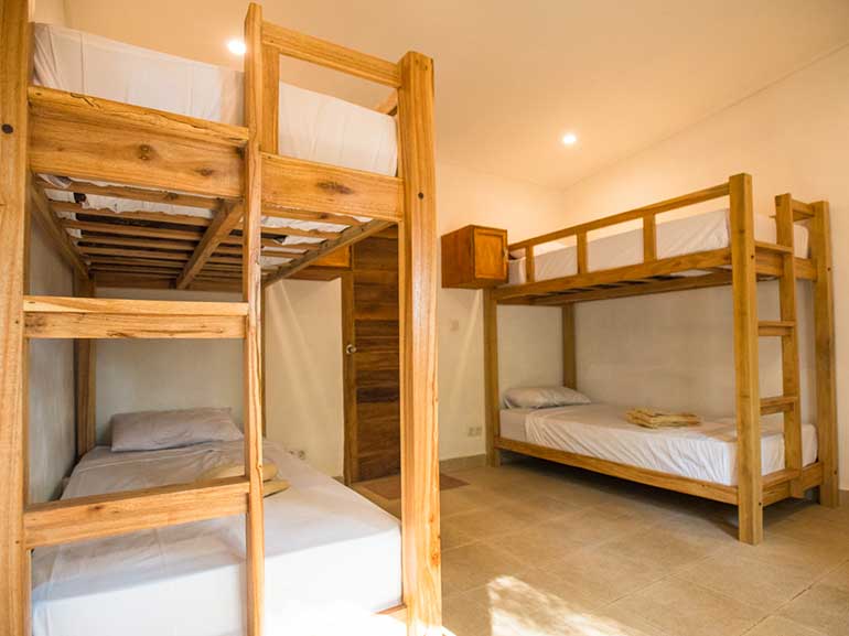 bunk beds dormitory