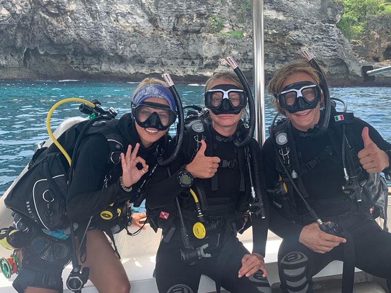 padi open water course nusa penida