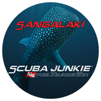 scuba junkie sangalaki