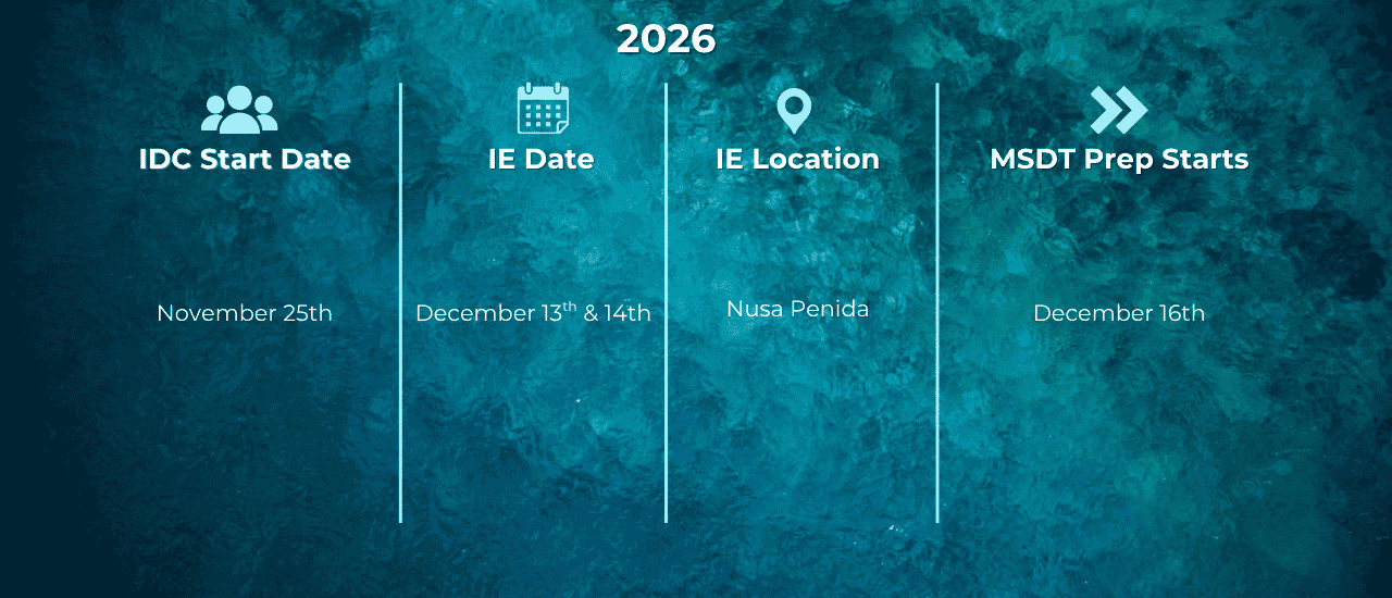 PADI IDC DATES 2026
